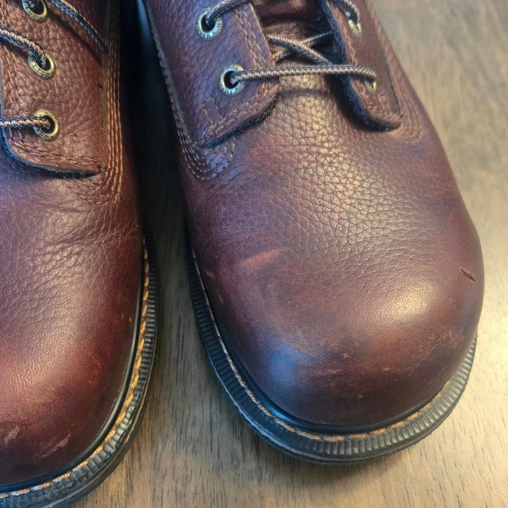 Irish Setter Red Wing 83624 Mens 10.5 E2 Brown Leather Steel Toe Work Boots EH